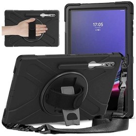 Resim Cosmotex Newface Samsung Galaxy Uyumlu X930 Tab S11 Ultra 14.6 Kılıf Amazing Tablet Kapak - Siyah 