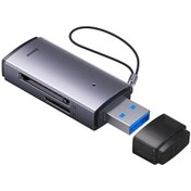 Resim Baseus Lite Series USB-A SD-Micro SD Hafıza Kart Okuyucu Dönüştürücü Adaptör 