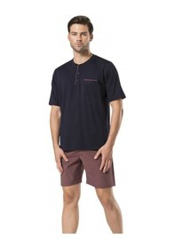Resim Pierre Cardin 5560 Erkek Çeyizlik Beşli Rop Pijama Takım - Bordo Bordo 