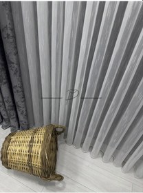 Resim Tül Perde Şantuklu Lüx Armür Elizabeth Desen Ekru 