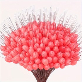 Resim 300 adet/lot Balıkçılık Fıskiyesi Silikon Boşluk Boncuğu Durdurucu ile - Anti-Dizilme Balıkçılık Hattı Durdurucu ve Sallantı Fıskiyesi 