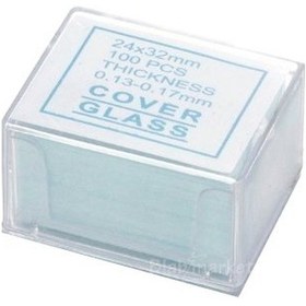 Resim Borox Lamel Mikroskop Slayt İçin Cover Glass 24 x 32 MM 100'lü 