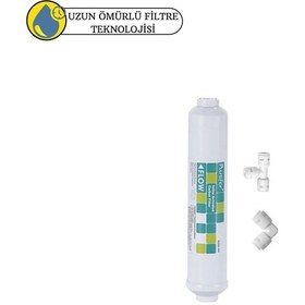 Resim Purefer Tüm Su Arıtma Cihazlarına Sertifikalı Post Karbon Tatlandırıcı Filtre 