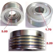 Resim 24 004003226x - Alternatör Kayış Kasnağı 4 Kanal Dış Çap:5cm En: 