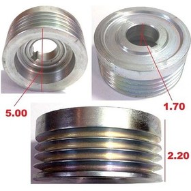 Resim 24 004003226x - Alternatör Kayış Kasnağı 4 Kanal Dış Çap:5cm En: 