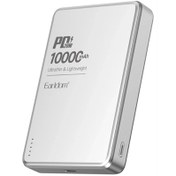Resim Earldom PD54 10.000 mAh 15W Kablosuz 20W Type-C Çıkışlı Hızlı Şarj Powerbank Gümüş 