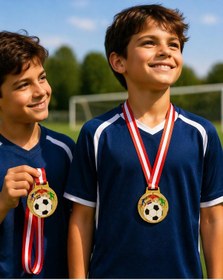 Resim Avessa Mad-fut-2 Futbol Figürlü Madalya 6.5 Cm Çok Renkli 