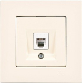 Resim Günsan Eqona Krem Nümeris Telefon Prizi (Cat3) 