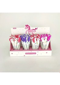 Resim Unicorn Başlıklı Mekanik Uçlu Jel Kalem Diğer 