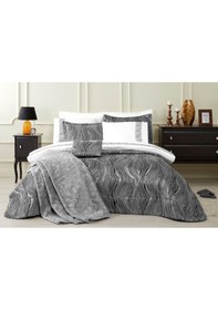 Resim Özdilek Çeyiz Seti Novella Antrasıt 10 Parça 