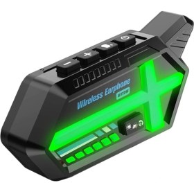 Resim MCM Group BT26 Motosiklet Kask Kulaklık Bluetooth Rgb Işıklı 2 Eşleşme Özellikli 1000 Mah Intercom ( Lisinya ) 