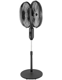 Resim Fakir Duoflow Çift Başlıklı Vantilatör Siyah 50w 