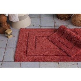 Resim Apricitas 2 Li Banyo Paspası Frame Tarçın Tarçın 