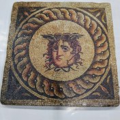 Resim Şeker Portakalım Dekoratif Figürlü Doğal Taş Banyo Gider Kapağı Süsü Tekli 10X10 cm 