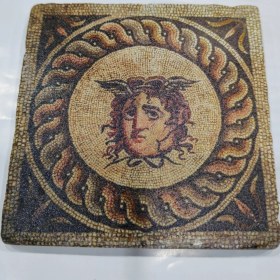 Resim Şeker Portakalım Dekoratif Figürlü Doğal Taş Banyo Gider Kapağı Süsü Tekli 10X10 cm 