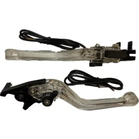 Resim Honda Pcx 2021 - 2024 Uyumlu LED Işıklı Sinyalli Ayarlanabilir Spor Manet 