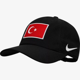 Resim Nike Türkiye Milli Takım Çocuk Siyah Şapka 