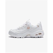 Resim Skechers D'Lites Fresh Start Kadın Spor Ayakkabı - 554765869 Beyaz - Gülkurusu 
