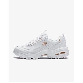 Resim Skechers D'Lites Fresh Start Kadın Spor Ayakkabı - 554765869 Beyaz - Gülkurusu 