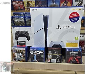 Resim SLIM PLAYSTATION 5 +2.KOL 2YIL GARANTİ FATURALI ADANA OYUN D. A3 
