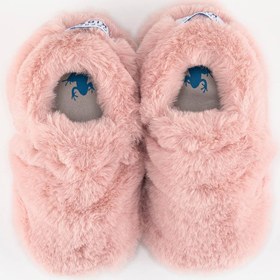 Resim HopFrög Furry Furry Pembe Kürk Barefoot Patik 