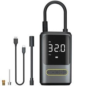 Resim Cbtx Atj-8466 Güç Bankası Fonksiyonlu Lastik Şişirme 19mm Hava Silindir Hava Pompası 