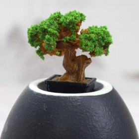 Resim Minyatür Hoş Geldin Çam Bonsai - 1:12 Ölçekli Yapay Saksı Bitkisi, Ye 