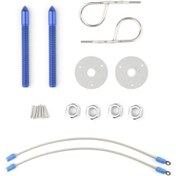 Resim Araba Evrensel Çekme Tel Kaput Kilidi Mavi 