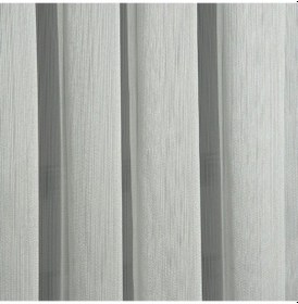 Resim Kırık Beyaz Düz Tül Perde İnce Çizgili Seyrek Pile 1'e 2 Pile-kırık Beyaz Kırık Beyaz 