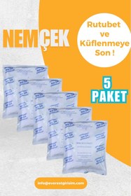 Resim nemtut Nem Rutubet Korozyon Buhar Terleme Çekici Alıcı Tutucu Giderici Önleyici (5 PAKET) 1250 gr 