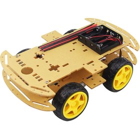 Resim TechStore Arduino 4WD Araç Şase Kiti Robot Akıllı Araba Kiti 