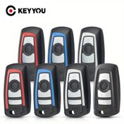 Resim KEYYOU Akıllı Araba Anahtar Kabuğu 3/4 Düğmeli: BMW CAS4 F Sistemi 3, 5, 7 Serisi 2009-2016 E90 E92 E93 X5 F10 F20 F30 F40 için 