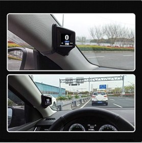 Resim Sanal Gösterge Paneli Hud Head Up Display Obd Sistem Yan Direk Obd 