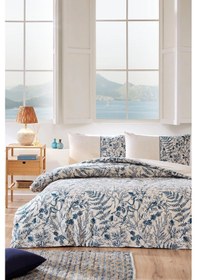 Resim Floretta Mrytus Tek Kişilik Nevresim Takımı Mavi 