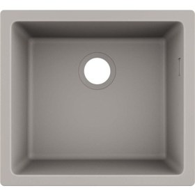 Resim Hansgrohe S510-U450 Tezgah Altı Granit Eviye 450 Beton Grisi 