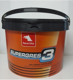 Resim Petrol Ofisi Süper Gres 3 Sarı Rulman Gresi 4 KG 