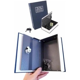 Resim Gizli Kasa Kilitli Sözlük Görünümlü 18cm Gizli Kasa Büyük Boy Anahtarlı 