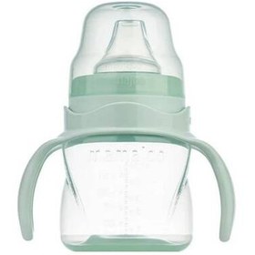 Resim Mamajoo Kulplu Akıtmaz Eğitici Bardak Powder Green 160 ml & Anti-Kolik Bardak Ucu 