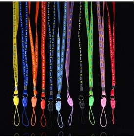 Resim Kimlik Kartı Çalışma Kartı Rozeti İçin 100 Adet Gülümseyen Yüz Kordonları, Size:working Card Badge 