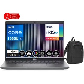 Resim LATITUDE 5440 13.Nesil İntel İ7 1355U 8 GB 512GB SSD 14" Dos FHD DLN025L54401402+ Çanta DELL