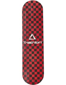 Resim Triathlon T132 Kare Desen Tahta Kaykay Damalı Çok Renkli 