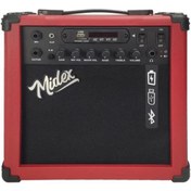 Resim AyrStore MGA-25RD Elektro Gitar Amfisi 25 Watt USB Bluetooth Şarjlı 2 Girişli 