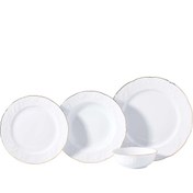 Resim Korkmaz Country Collection 60 Parça Yemek Takımı Gold A8298 