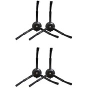 Resim Robotyedek Roborock Q Revo Master Siyah Uyumlu Yedek Yan Fırça 4 Adet 