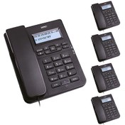 Resim Karel TM145 Ekranlı Masaüstü Kablolu Telefon 5'li 