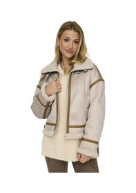 Resim Only Kadın İçi Kürklü Mont 15322042 Taş 