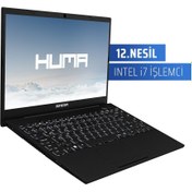 Resim Huma H4 V5.2.3 Black Intel Core i7-1255U 14.1" 8 GB RAM 500 GB SSD FHD FreeDOS Taşınabilir Bilgisayar Monster