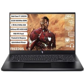 Resim Acer Nitro V 15 NH.QNBEY.002+321 i7-13620H 32 GB 1 TB RTX4050 6 GB 15.6" Dos Dizüstü Bilgisayar 