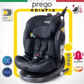 Resim Prego Odinfix Alarmlı 360 Derece Dönebilen -0-36 Kg - I- Size Belgeli - Top Tetherlı Oto Koltuğu 