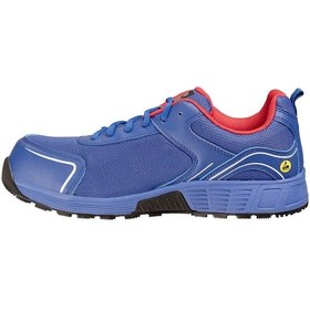 Resim Safety Jogger Aak S1p Sr Esd Fo Hro Mavi İş Güvenlik Ayakkabısı Mavi-Kırmızı 